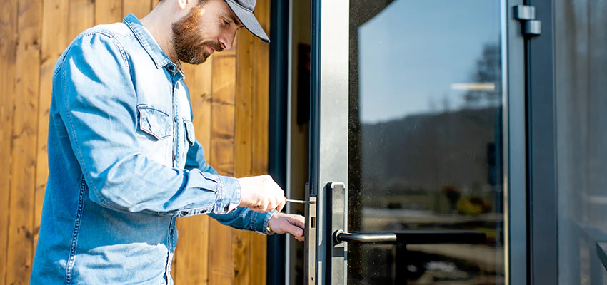 Frameless Glass Storefront Door Locks Replacement in Foster City, CA